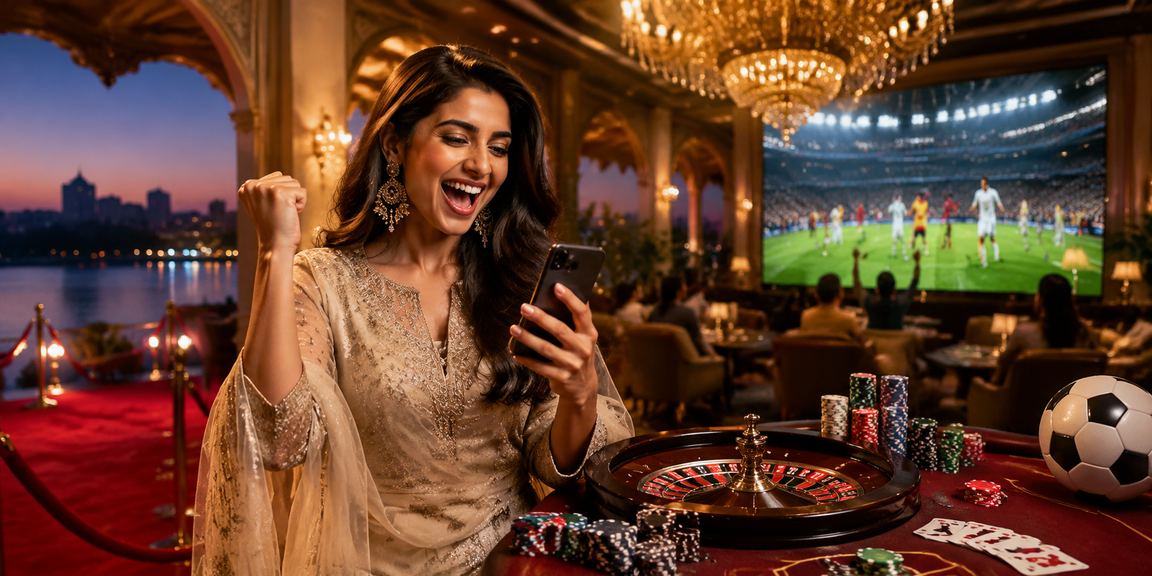 Mobile casino app user during Eid celebrations in Dhaka